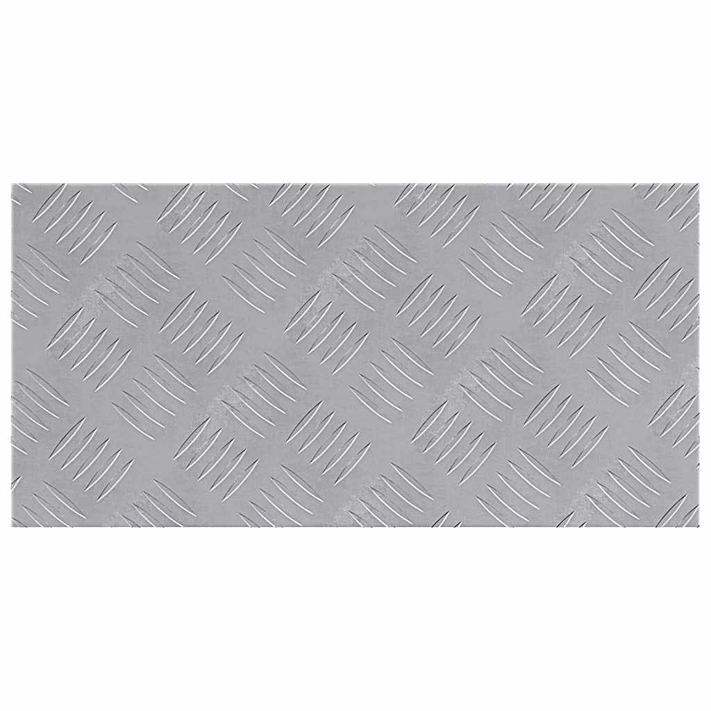 Treppe Tritt Rechtwinklig 2 pcs Silber 50 x 25 cm Aluminium