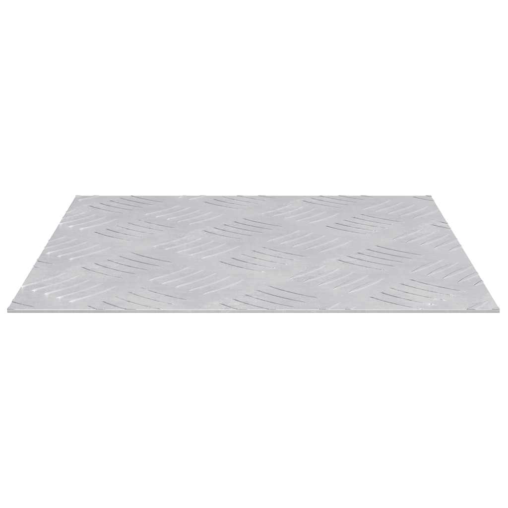 Treppe Tritt Quadratisch 4 pcs Silber 30 x 30 cm Aluminium