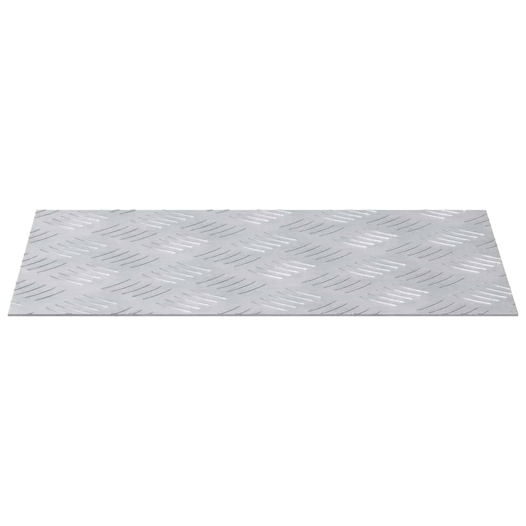 Treppe Tritt Rechtwinklig 4 pcs Silber 40 x 30 cm Aluminium