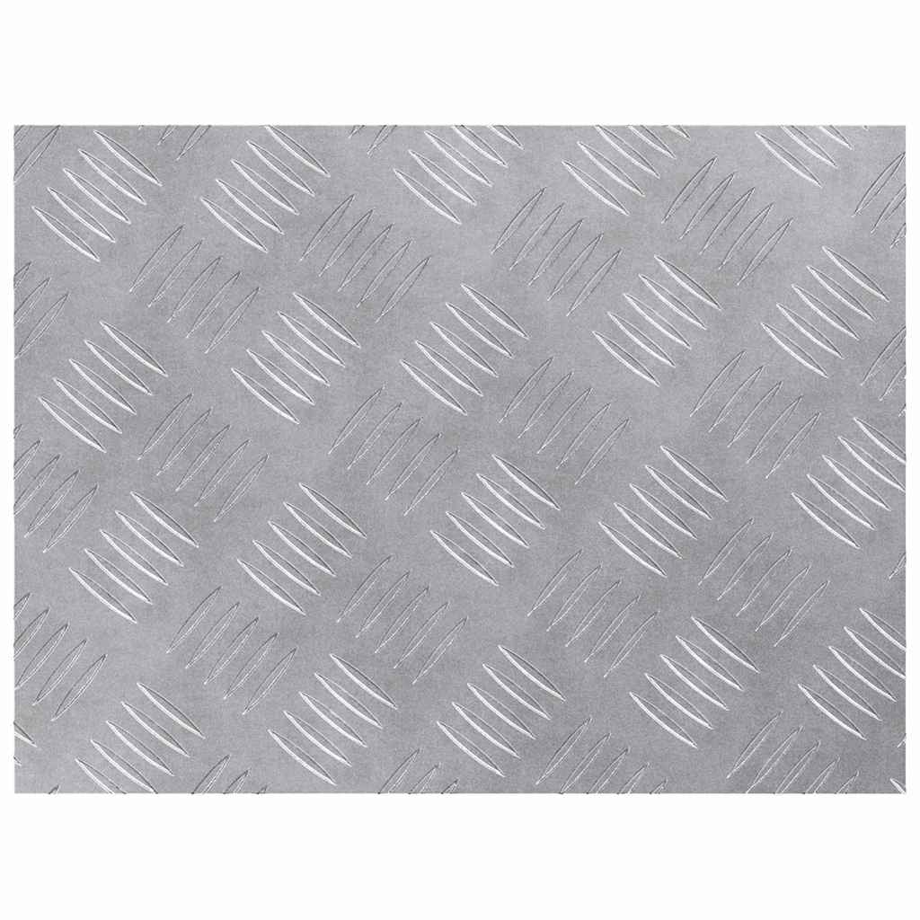 Treppe Tritt Rechtwinklig 4 pcs Silber 40 x 30 cm Aluminium