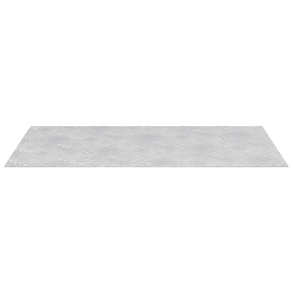 Treppe Tritt Rechtwinklig 4 pcs Silber 50 x 30 cm Aluminium