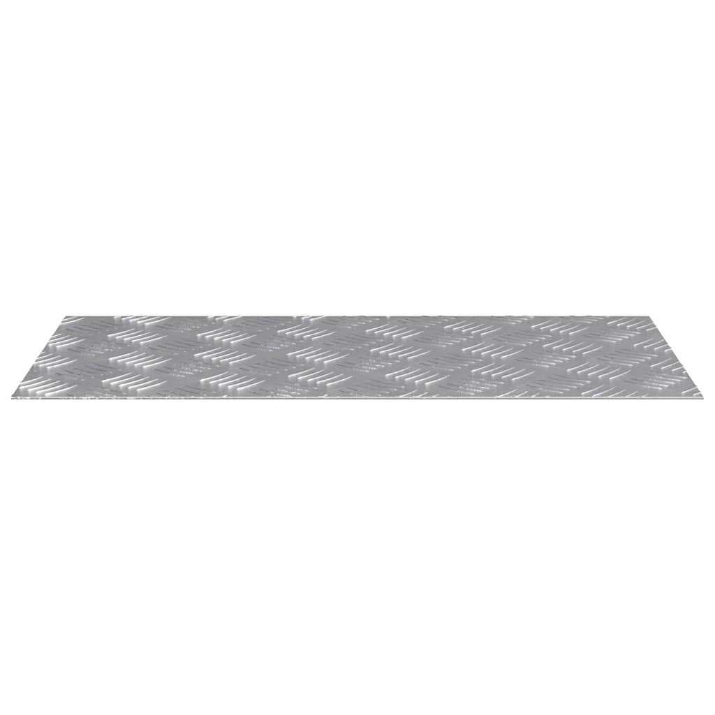 Treppe Tritt Rechtwinklig 4 pcs Silber 60 x 30 cm Aluminium