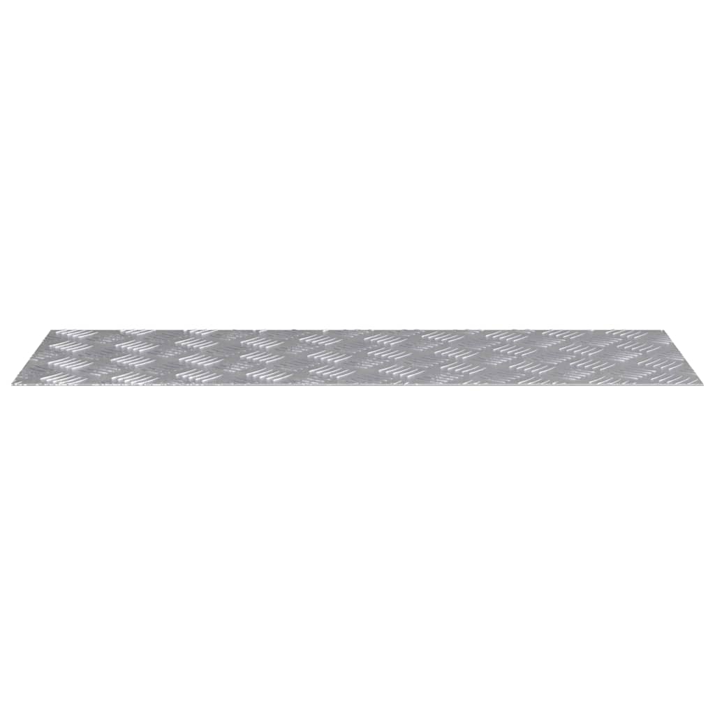 Treppe Tritt Rechtwinklig 4 pcs Silber 90 x 30 cm Aluminium