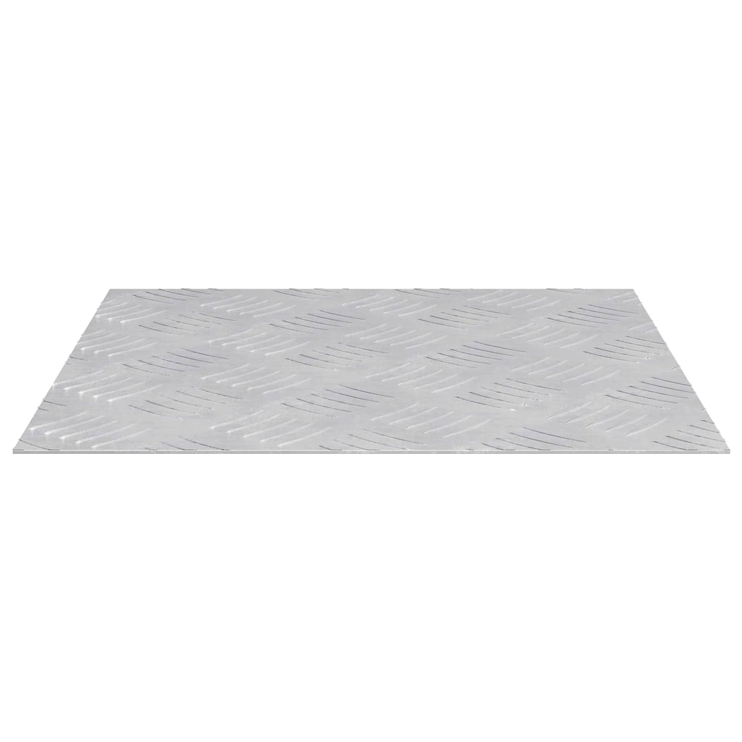 Stair Treads Square 4 pcs Silver 40 x 40 cm Aluminum