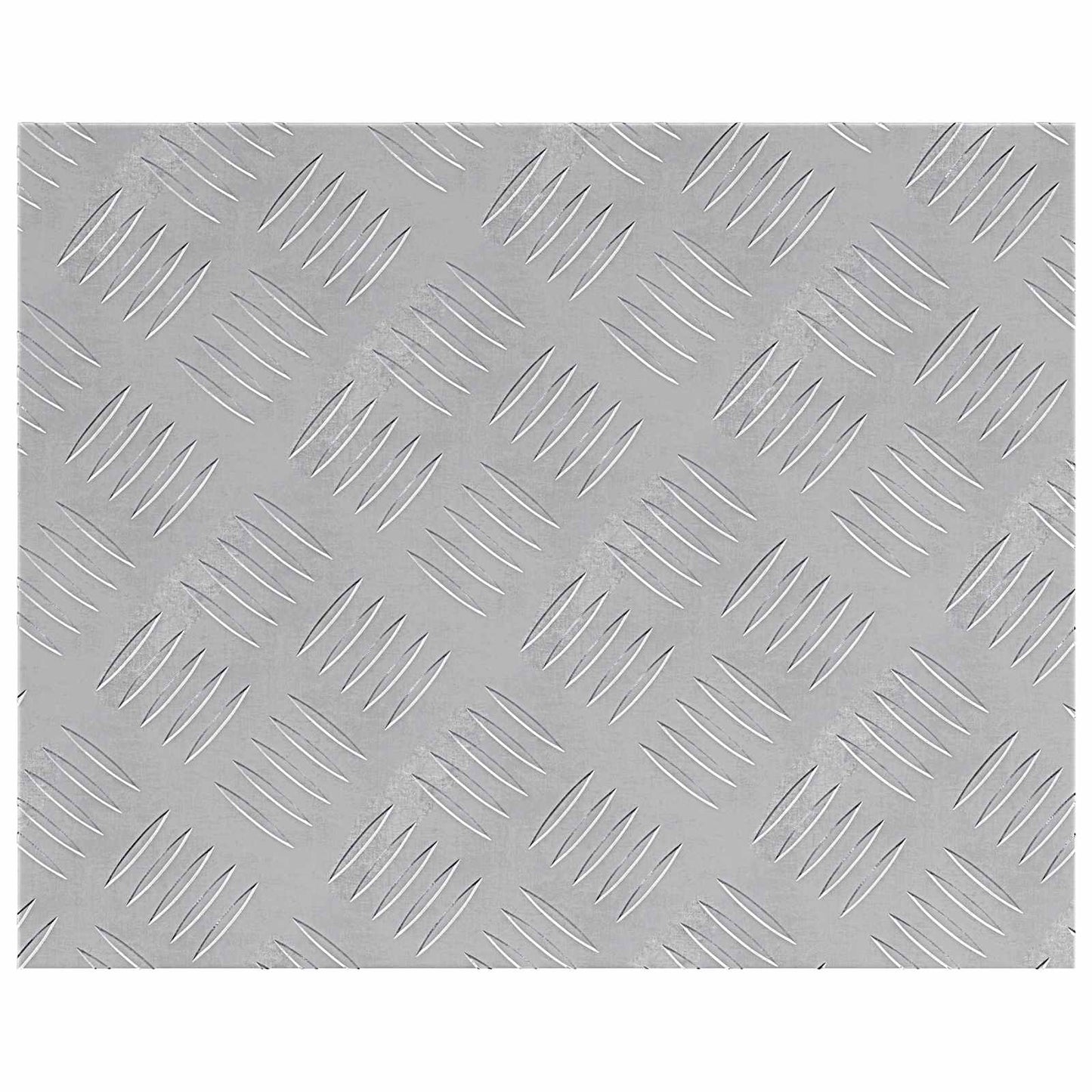Treppe Tritt Rechtwinklig 4 pcs Silber 50 x 40 cm Aluminium
