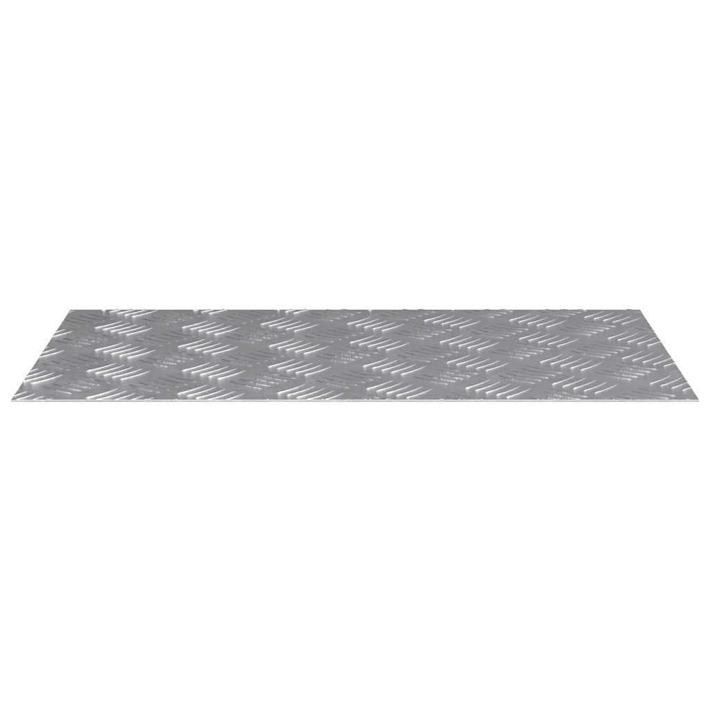 Treppe Tritt Rechtwinklig 4 pcs Silber 70 x 40 cm Aluminium