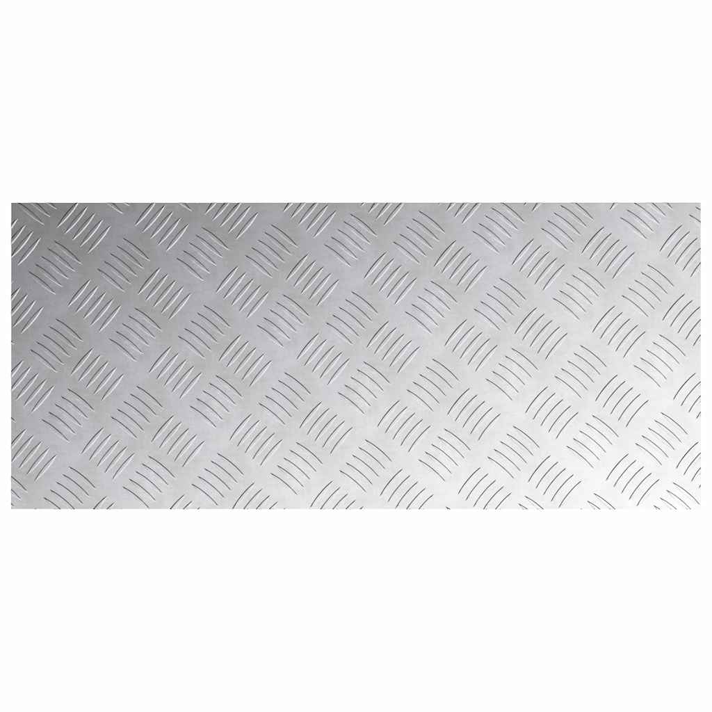 Treppe Tritt Rechtwinklig 4 pcs Silber 90 x 40 cm Aluminium