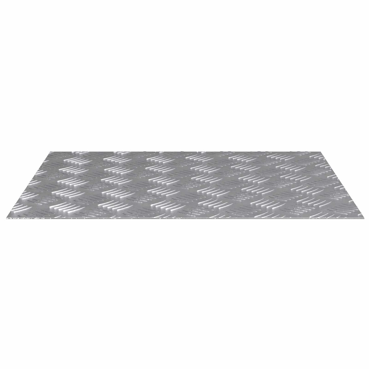 Stair Tread Right Angle 4 pcs Silver 60 x 50 cm Aluminum