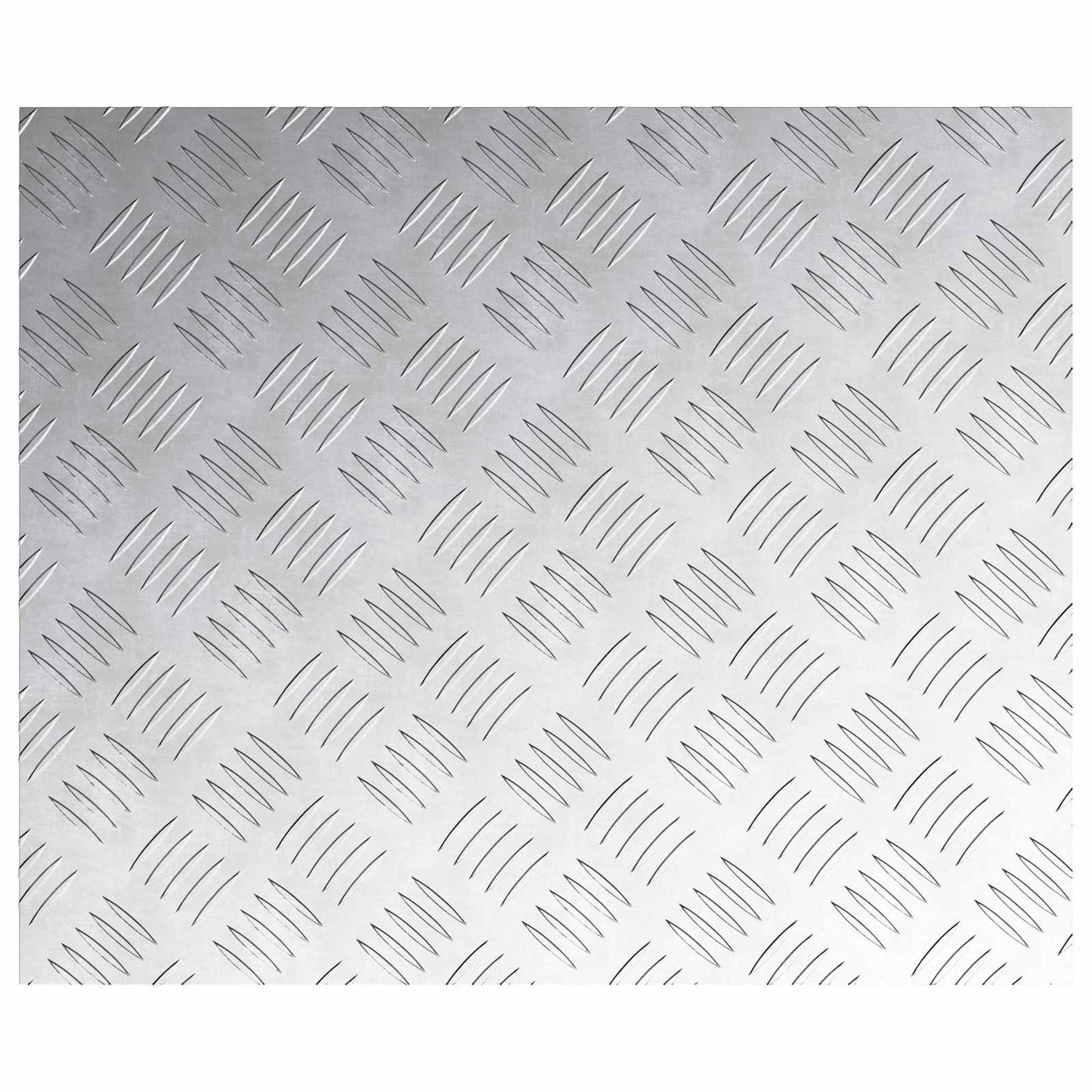 Stair Tread Right Angle 4 pcs Silver 60 x 50 cm Aluminum