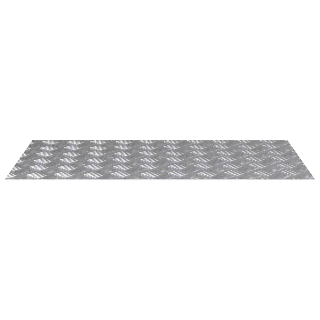 Treppe Tritt Rechtwinklig 4 pcs Silber 90 x 50 cm Aluminium