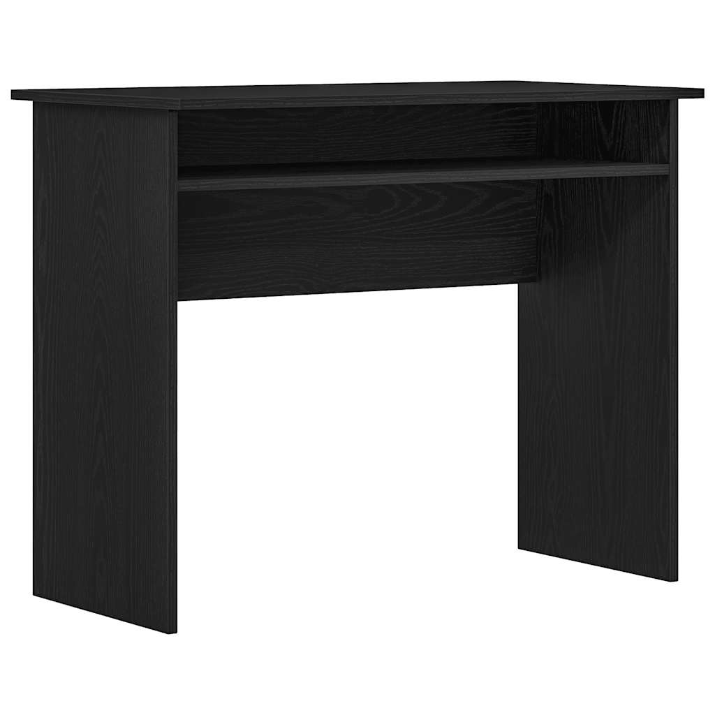 Desk Black Oak-look 90x50x74 cm Engineered Wood