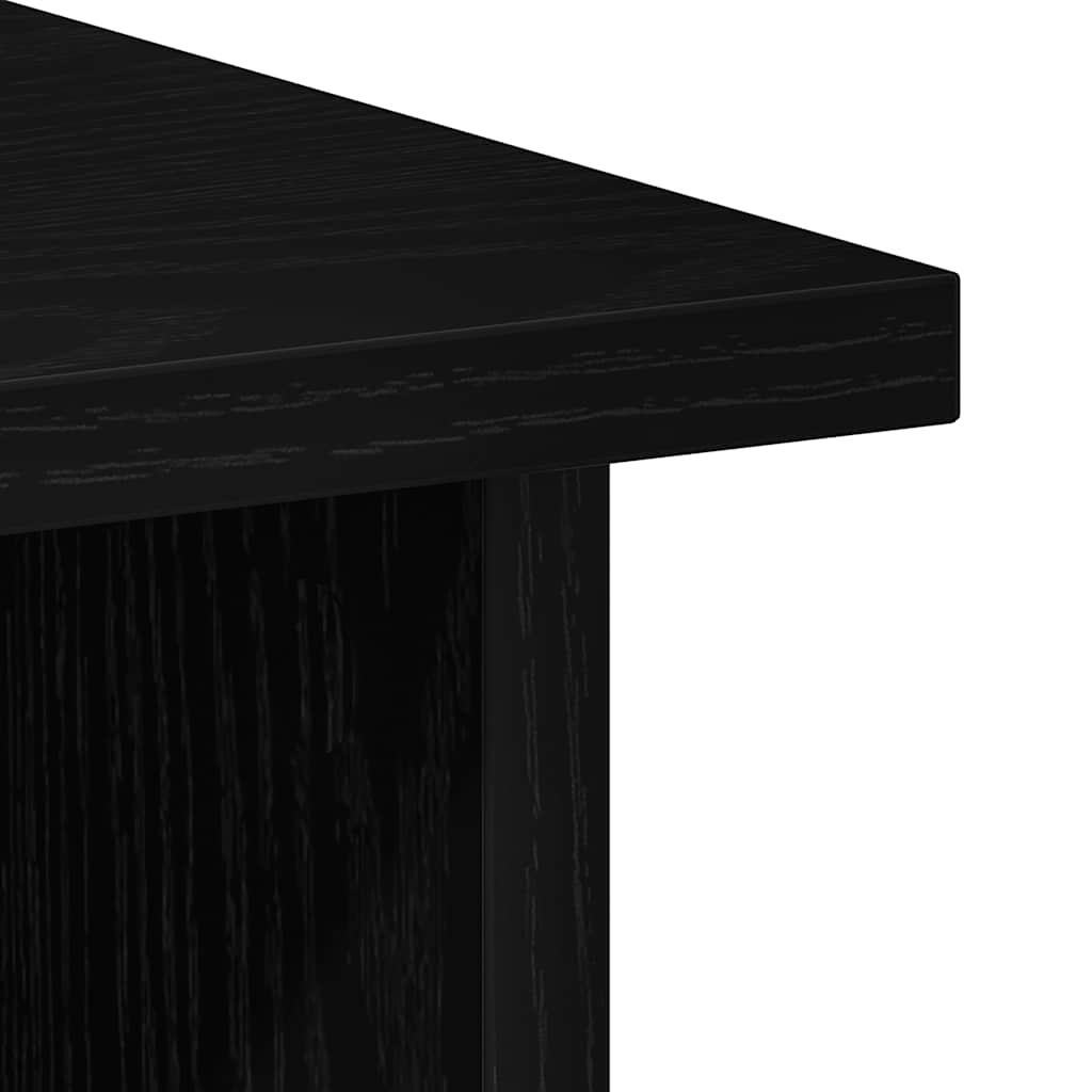 Desk Black Oak-look 90x50x74 cm Engineered Wood