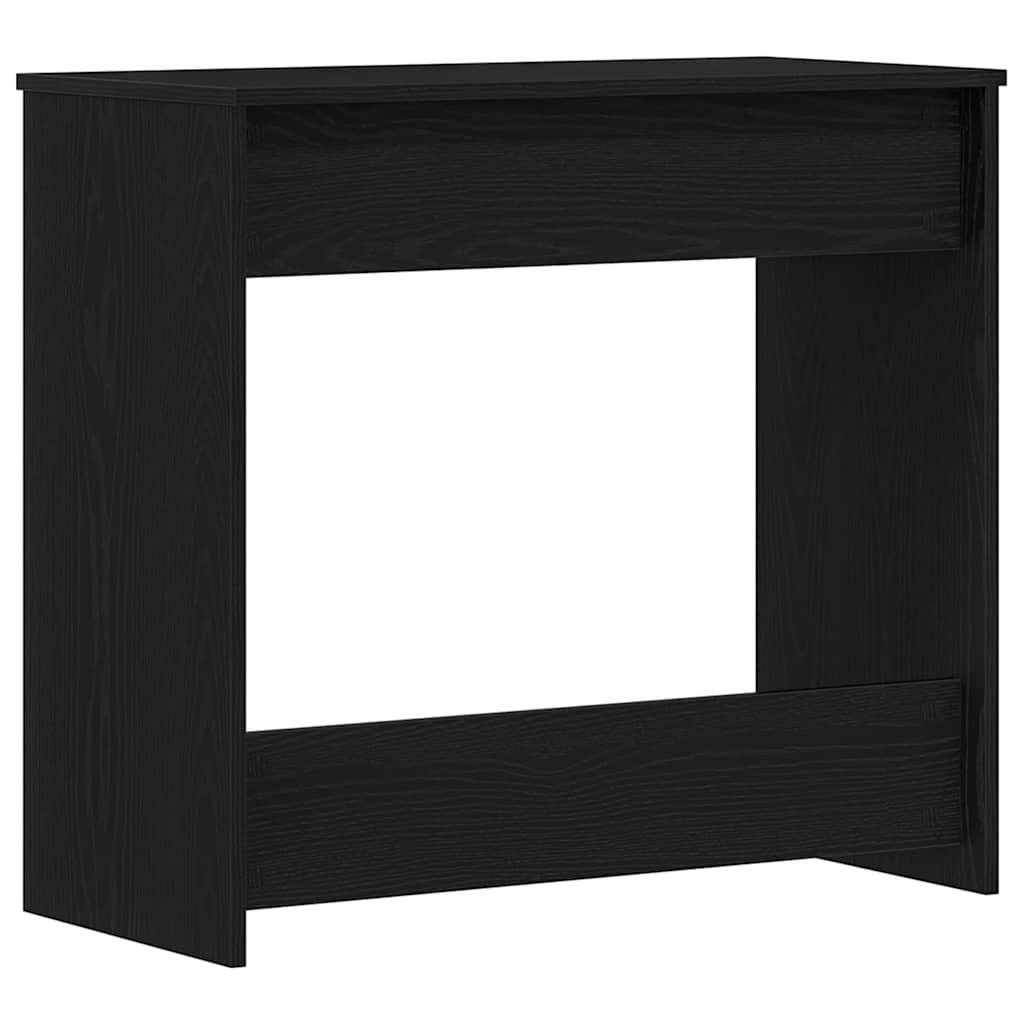 Desk Black Oak-effect 80 x 40 x 75 cm Engineered Wood