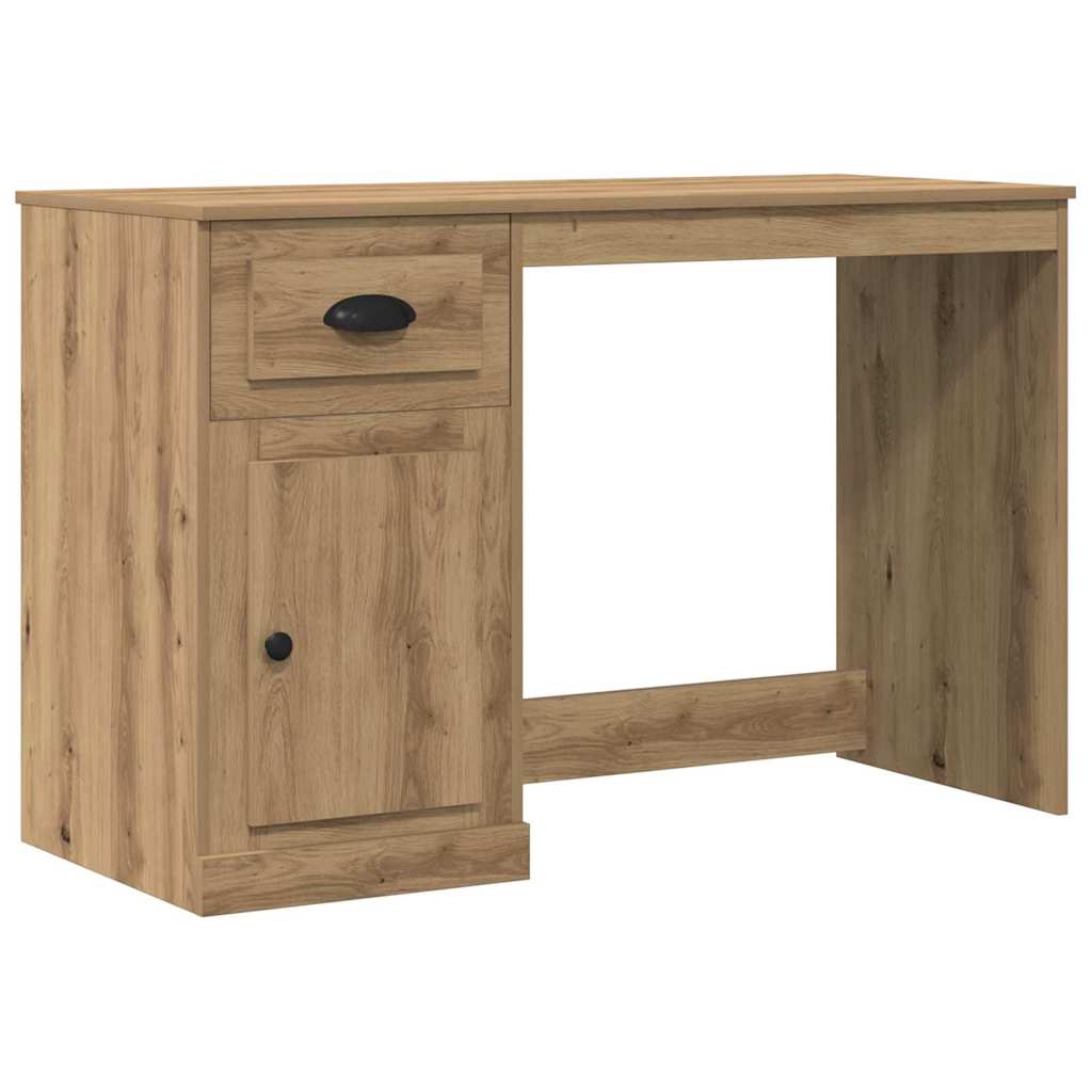 Bureau chêne artisan 50 x 115 x 75 cm panneau de particules