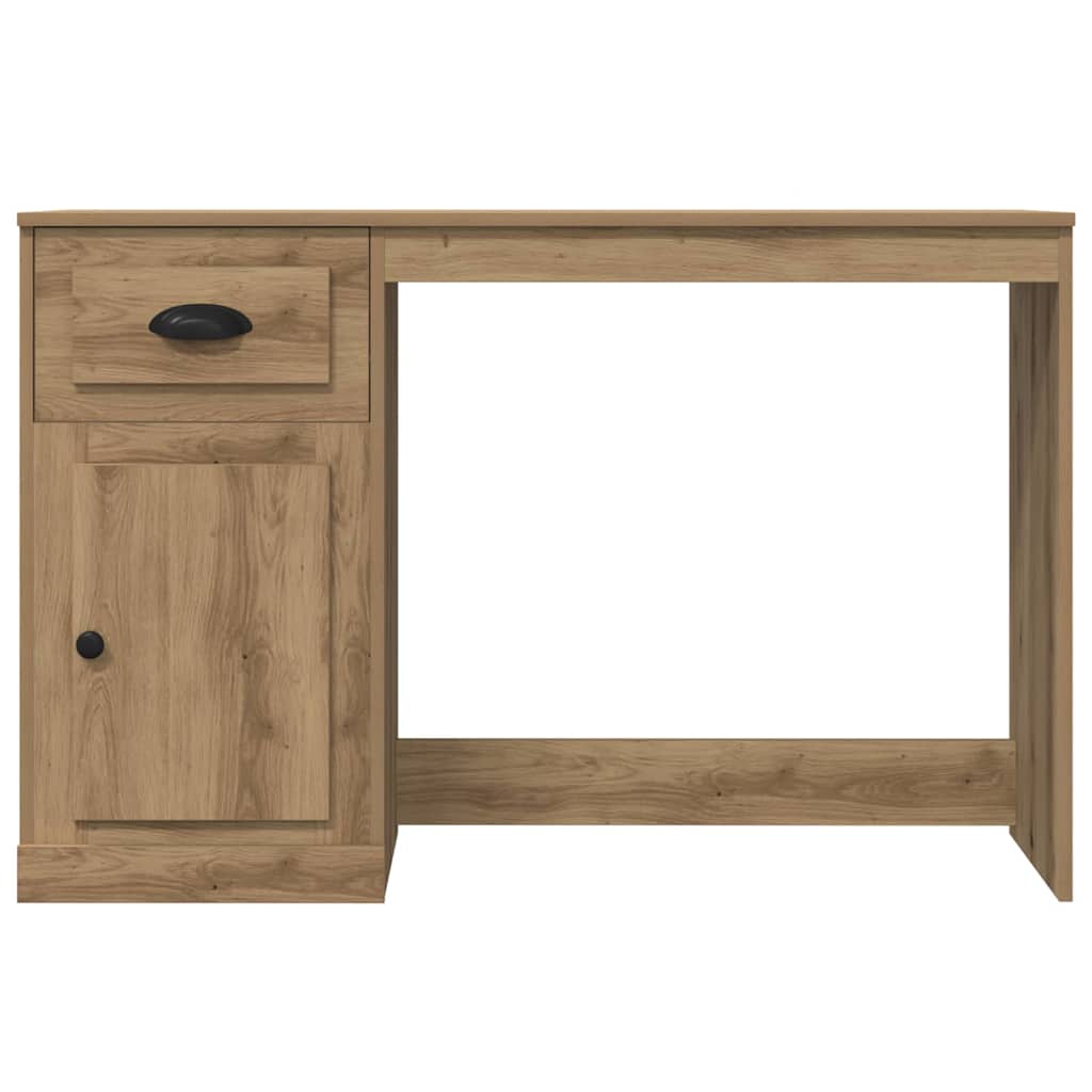 Bureau chêne artisan 50 x 115 x 75 cm panneau de particules