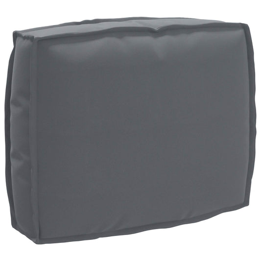 Kissen Anthrazit 50 x 40 x 12 cm Oxford-Stoff