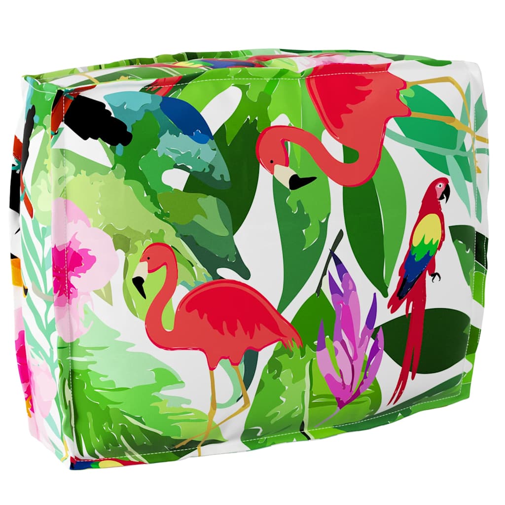 Cushion Floral Multicolored 50 x 40 x 12 cm Oxford fabric