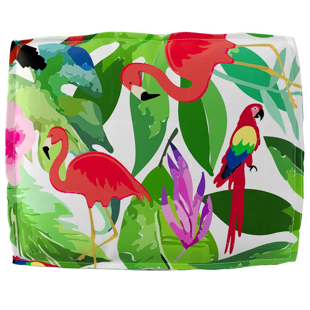 Cushion Floral Multicolored 50 x 40 x 12 cm Oxford fabric