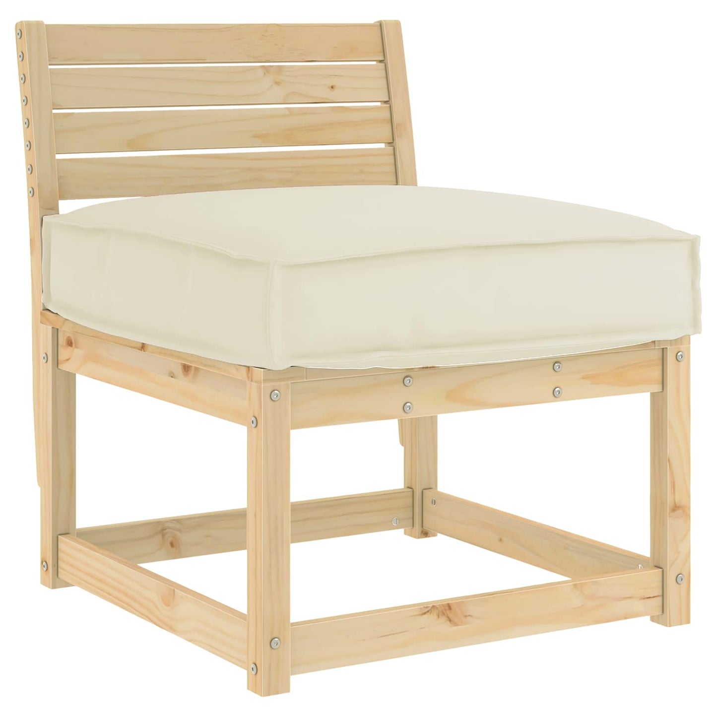 Coussin crème 60 x 60 x 12 cm Tissu Oxford