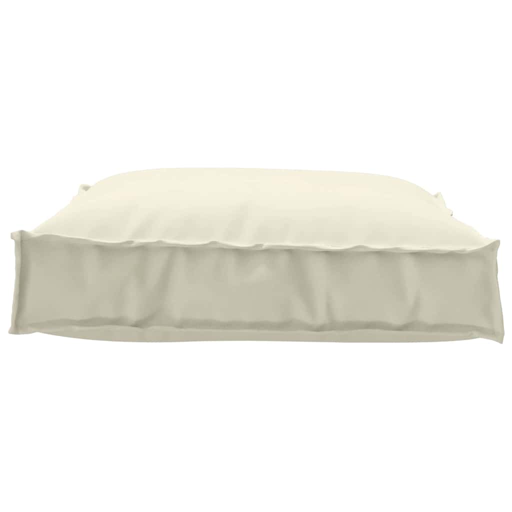 Pallet Kissen für geeignet für Sitz Creme 70 x 70 x 12 cm