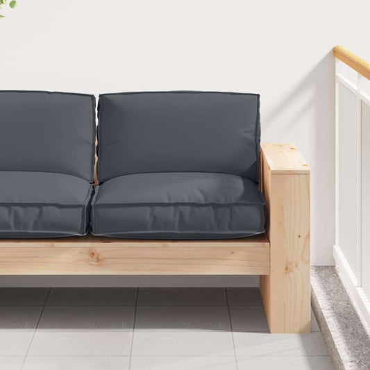 Palettkissen für geeigneten Sitz Anthrazit 80 x 80 x 12 cm