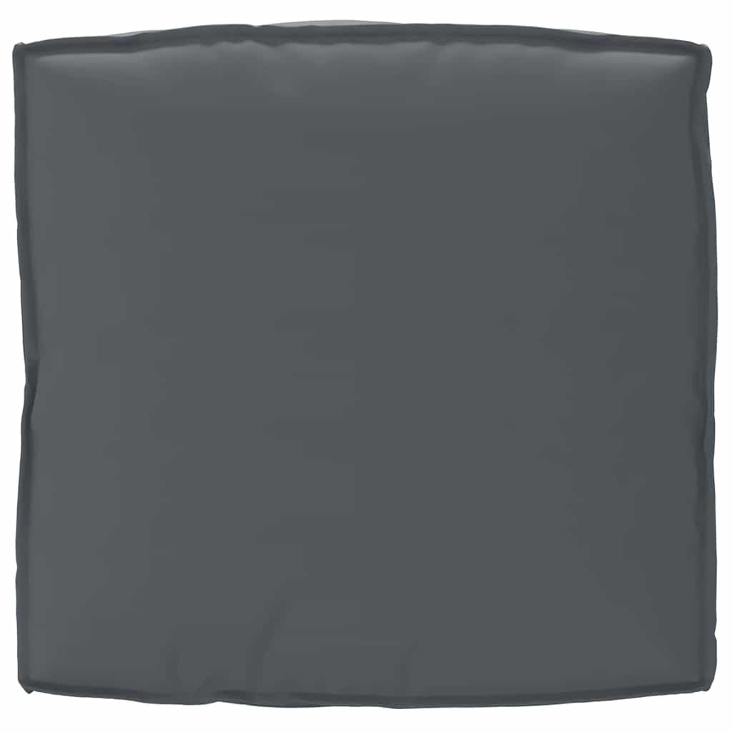 Coussin de palette pour assise adaptée Anthracite 80 x 80 x 12 cm