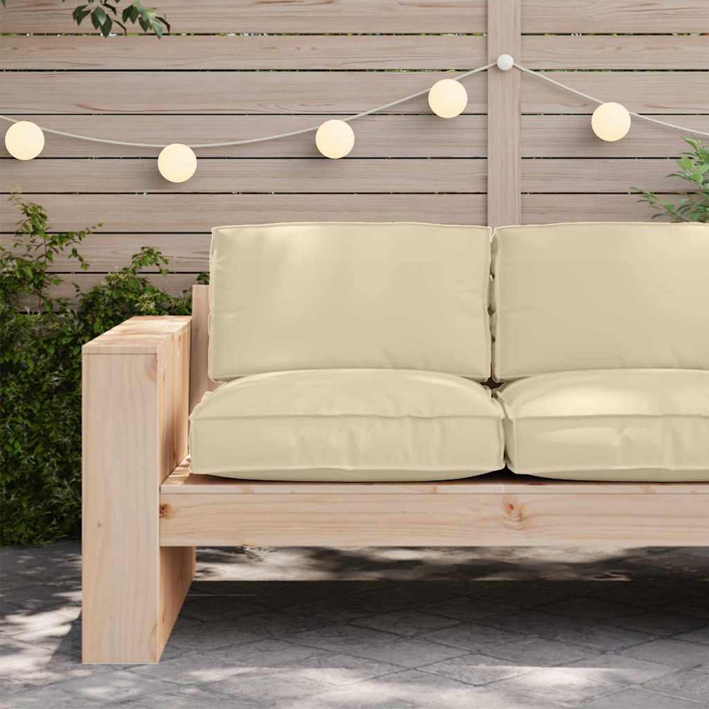 Pallet Cushion for Suitable Seating Beige 80 x 80 x 12 cm