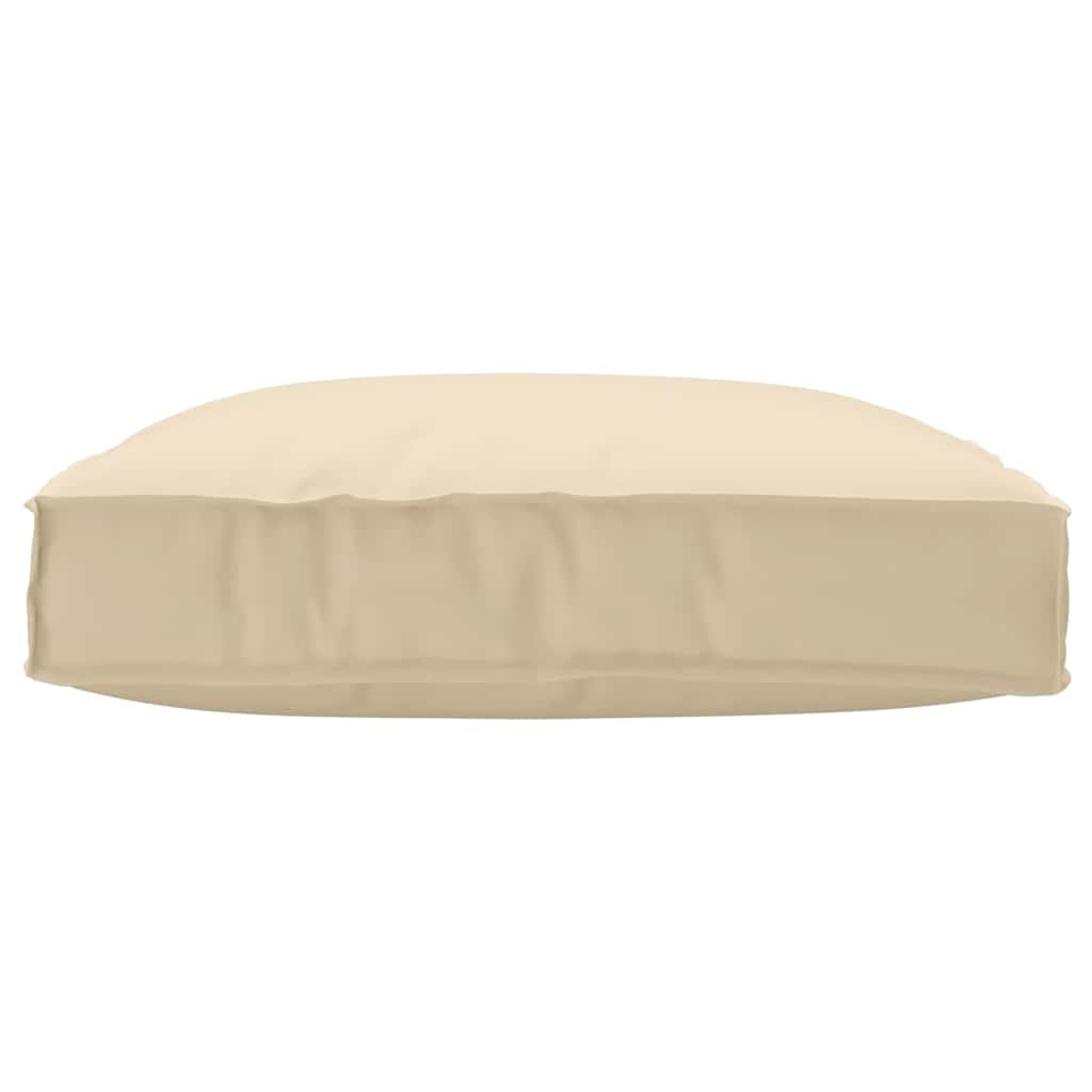 Pallet Cushion for Suitable Seating Beige 80 x 80 x 12 cm