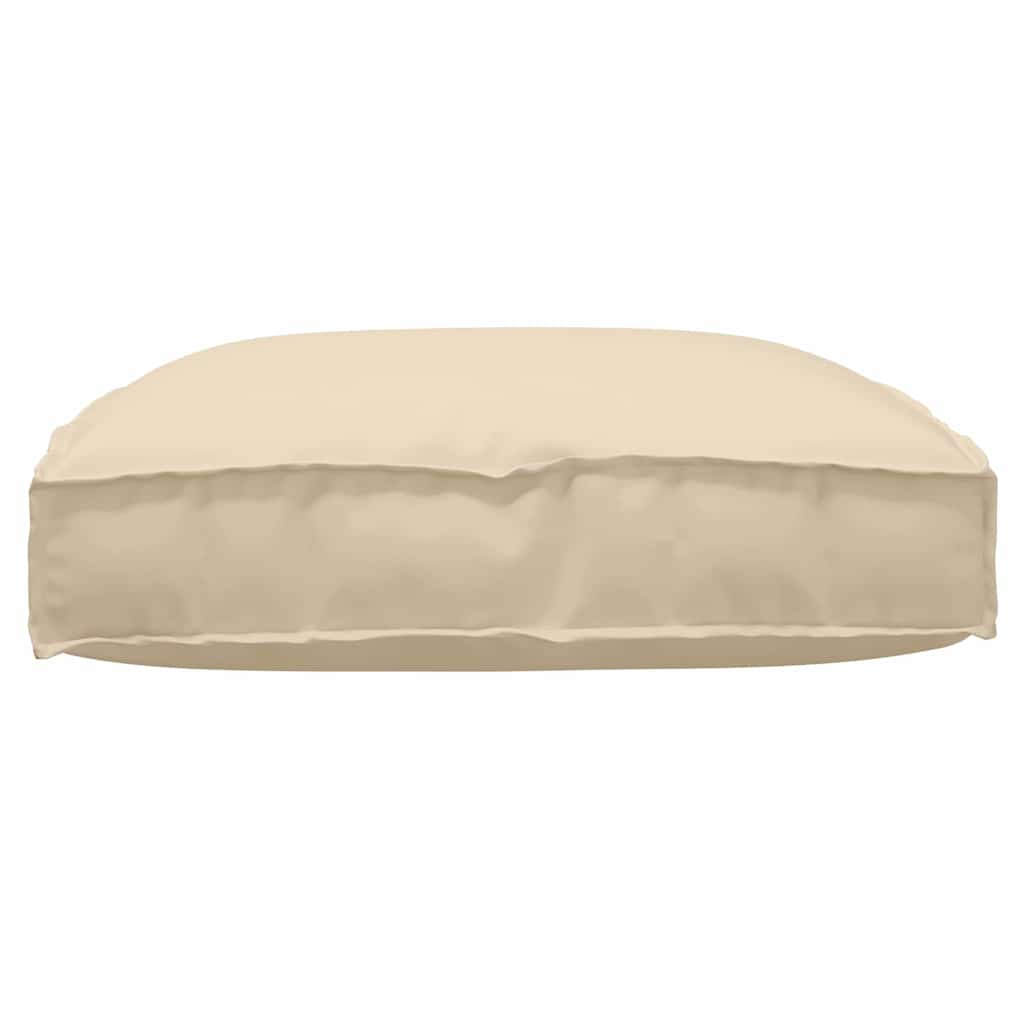 Pallet Cushion for Suitable Seating Beige 80 x 80 x 12 cm