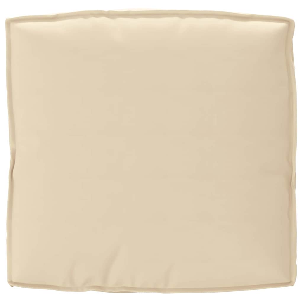Pallet Cushion for Suitable Seating Beige 80 x 80 x 12 cm