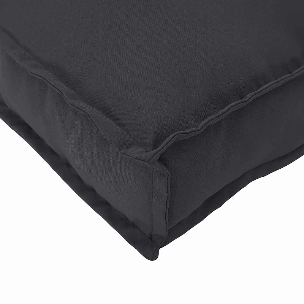 Palettkissen für geeigneten Sitz Schwarz 80 x 80 x 12 cm