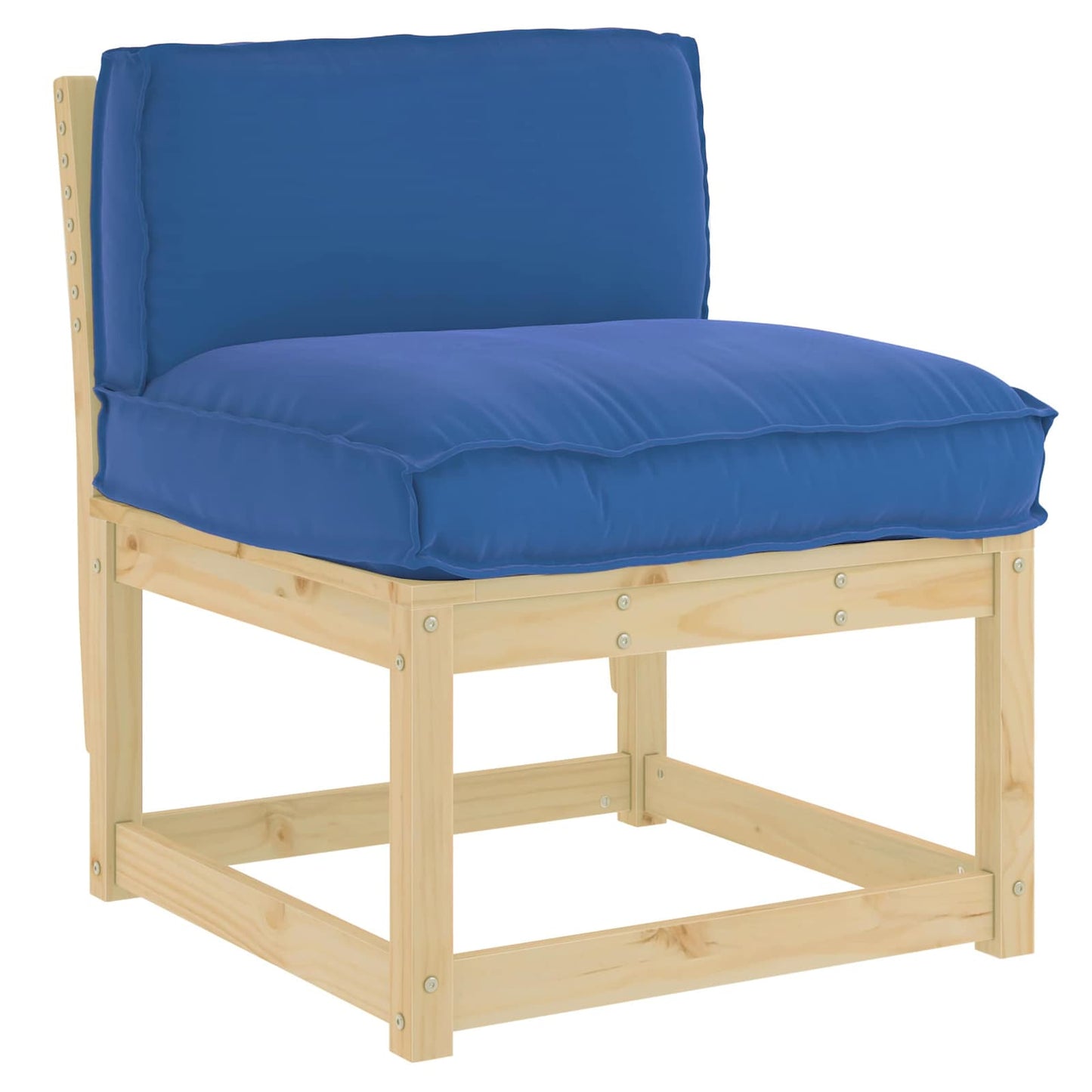 Pillow Royal Blue 70 x 40 x 12 cm Oxford Fabric