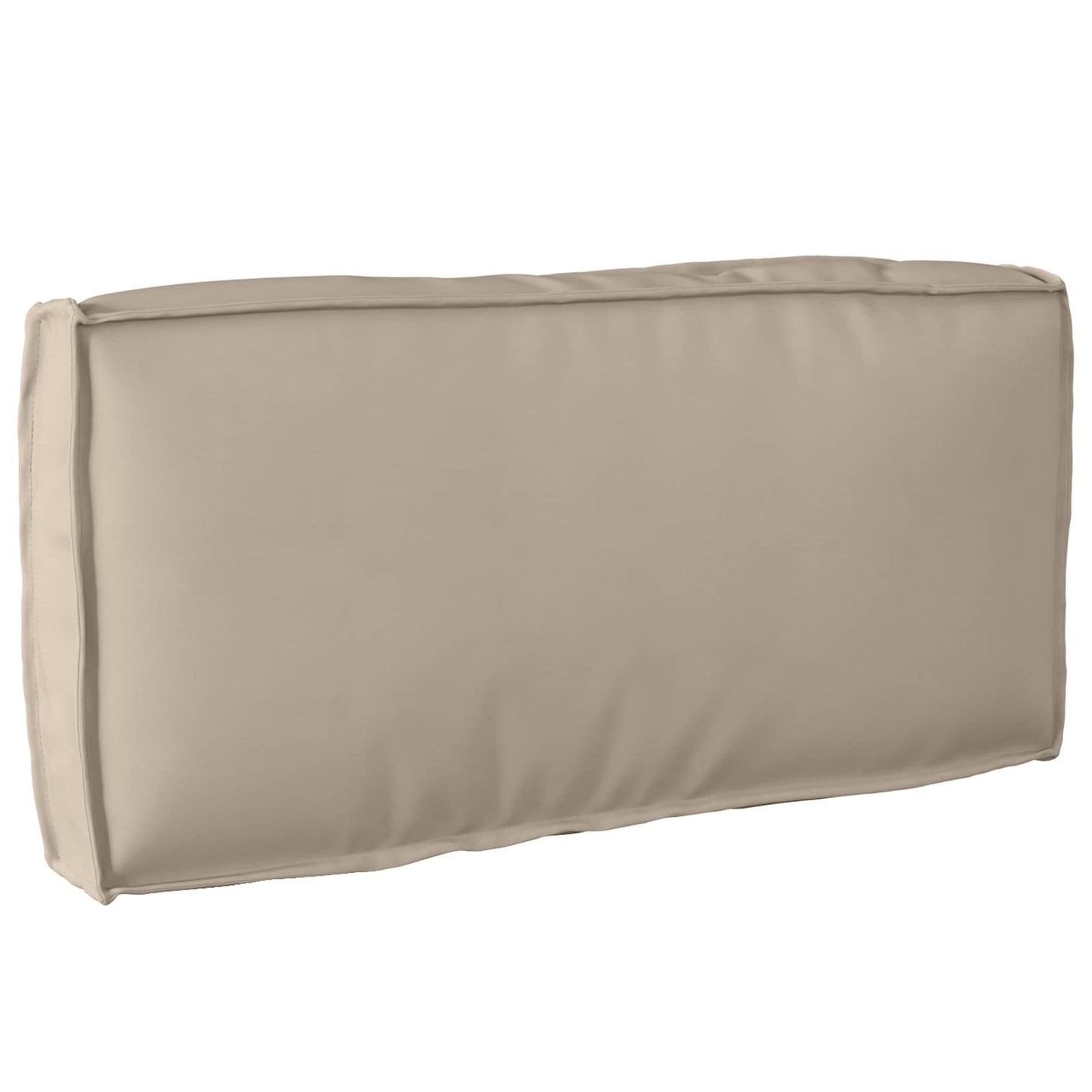 Cushion Taupe 80 x 40 x 12 cm Oxford fabric