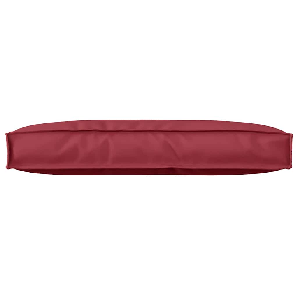 Coussin de dossier pour palette Rouge bordeaux 80 x 40 x 12 cm