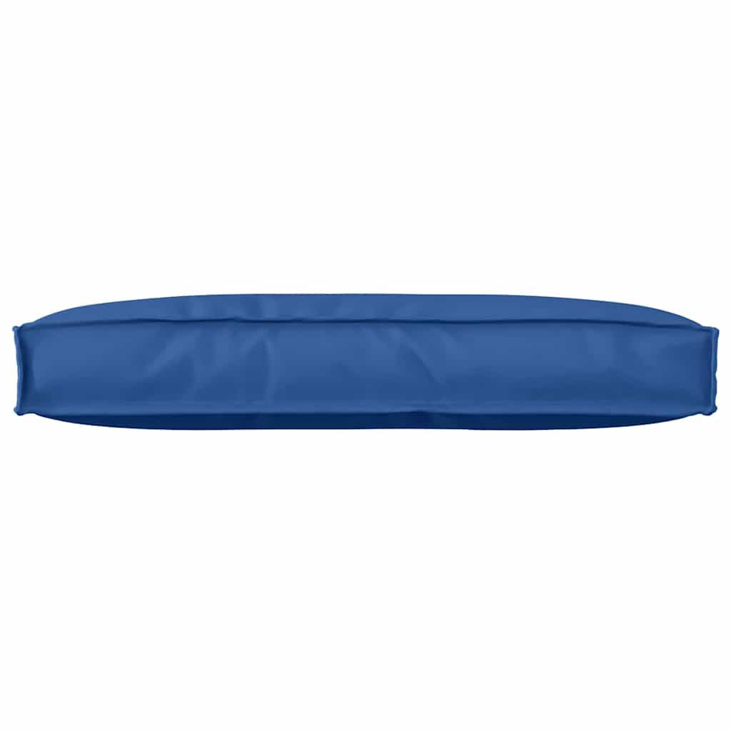 Coussin de dossier de palette bleu roi 80 x 40 x 12 cm