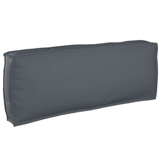 Kissen Anthrazit 120 x 40 x 12 cm Oxford-Stoff