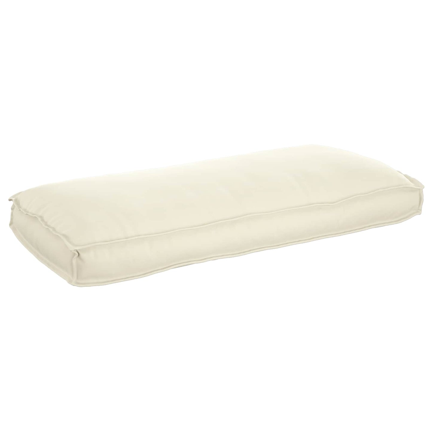 Coussin crème 120 x 50 x 12 cm Tissu Oxford