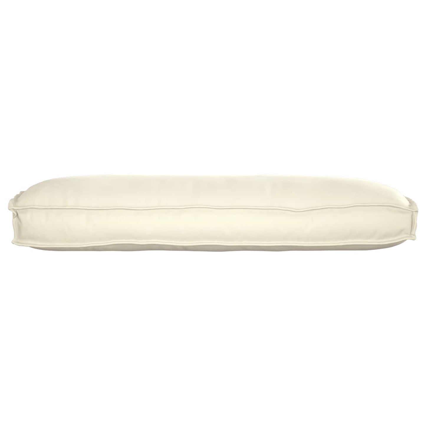 Coussin crème 120 x 50 x 12 cm Tissu Oxford