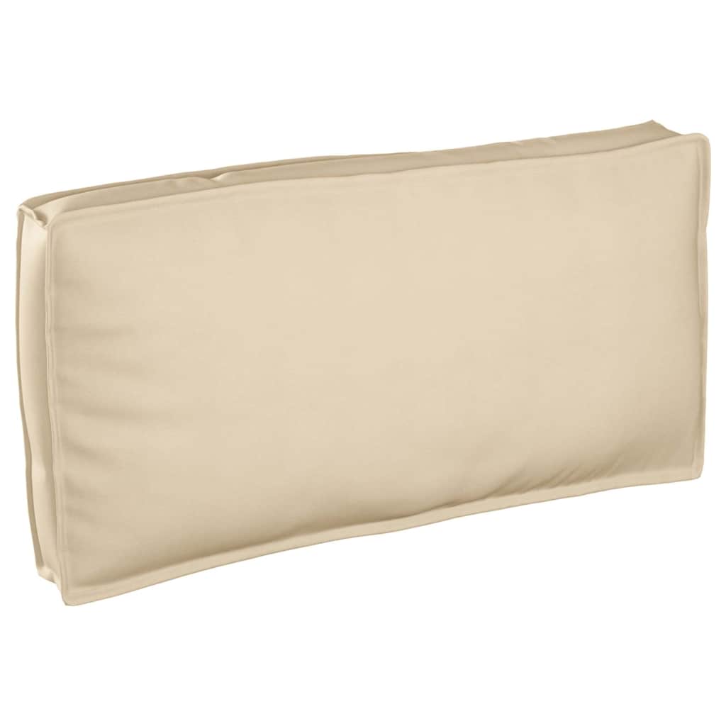 Coussin de palette pour assise / dossier avec coussin beige