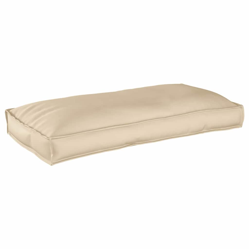 Coussin de palette pour assise / dossier avec coussin beige