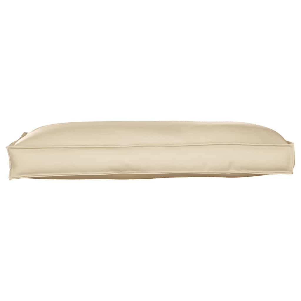 Coussin de palette pour assise / dossier avec coussin beige