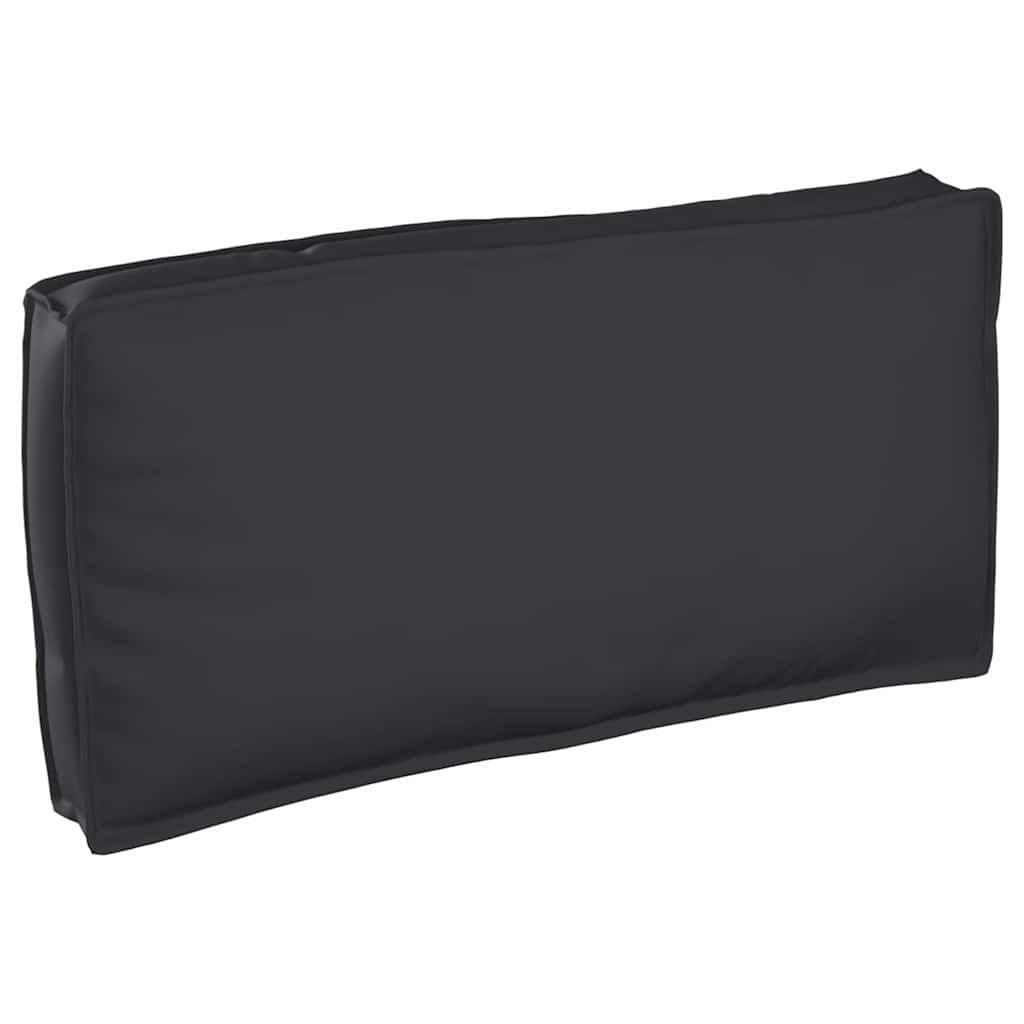 Pallet cushion for seat / backrest with cushion black