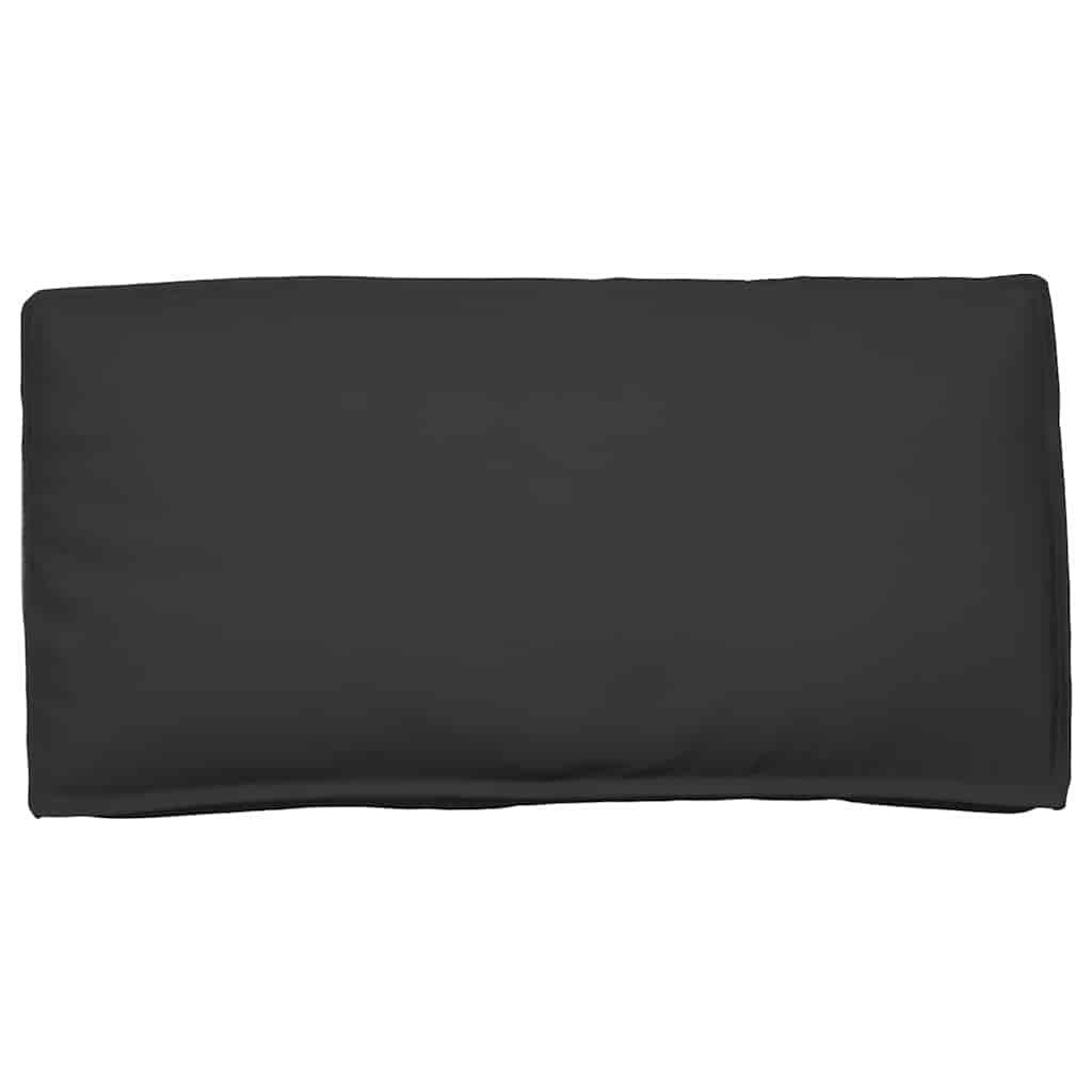 Pallet cushion for seat / backrest with cushion black