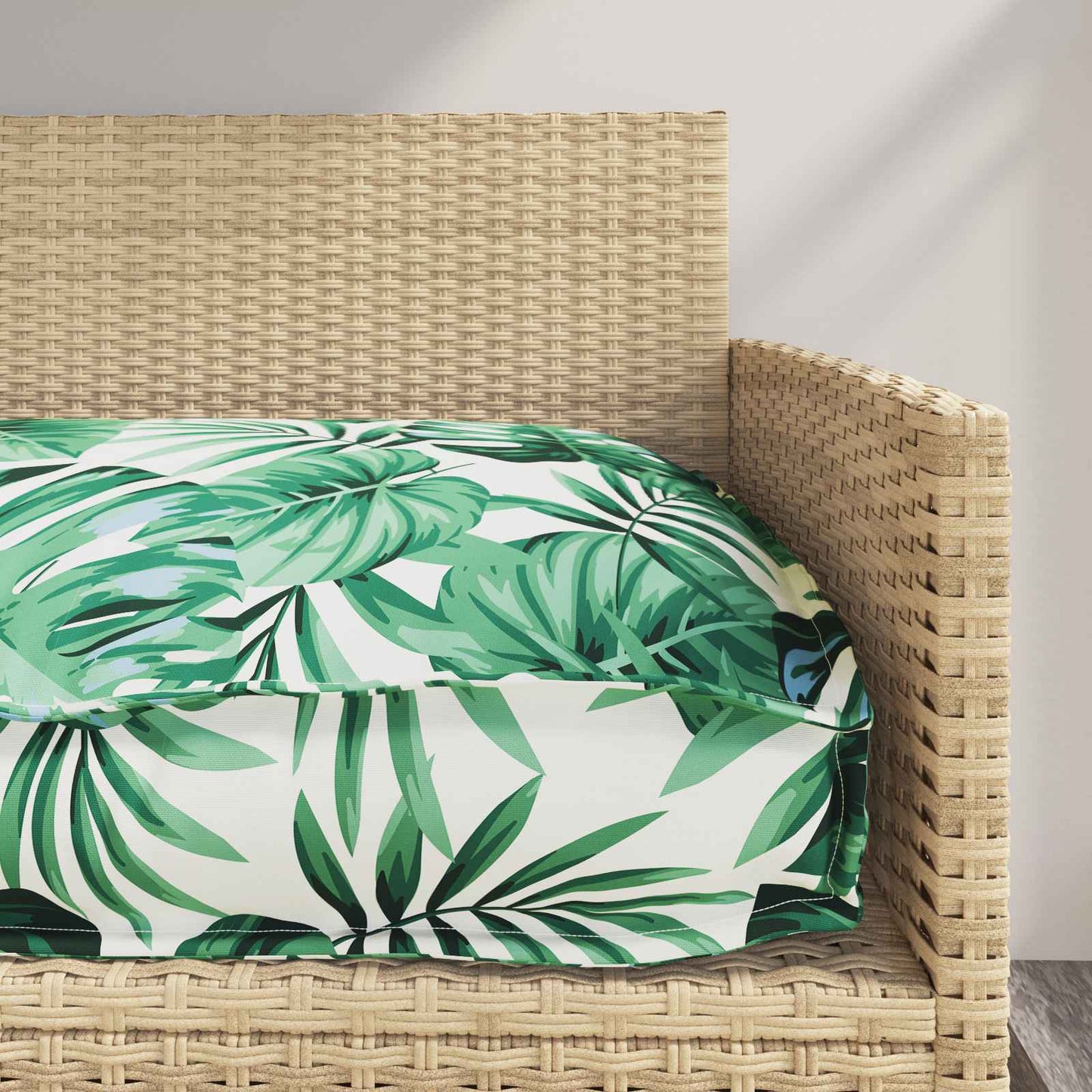 Coussin Feuille Motif feuille 80 x 80 x 52 cm Tissu Oxford