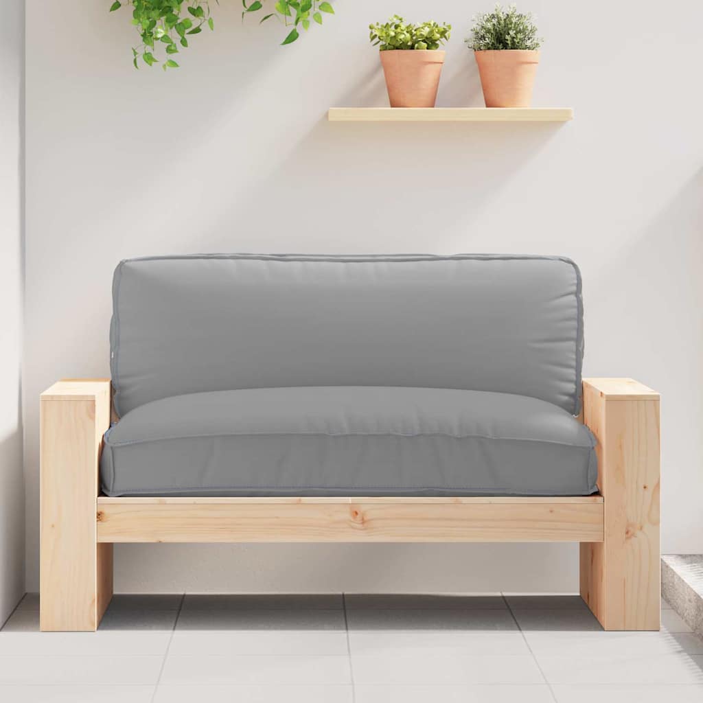 Cushion Grey 120 x 80 x 12 cm Oxford fabric