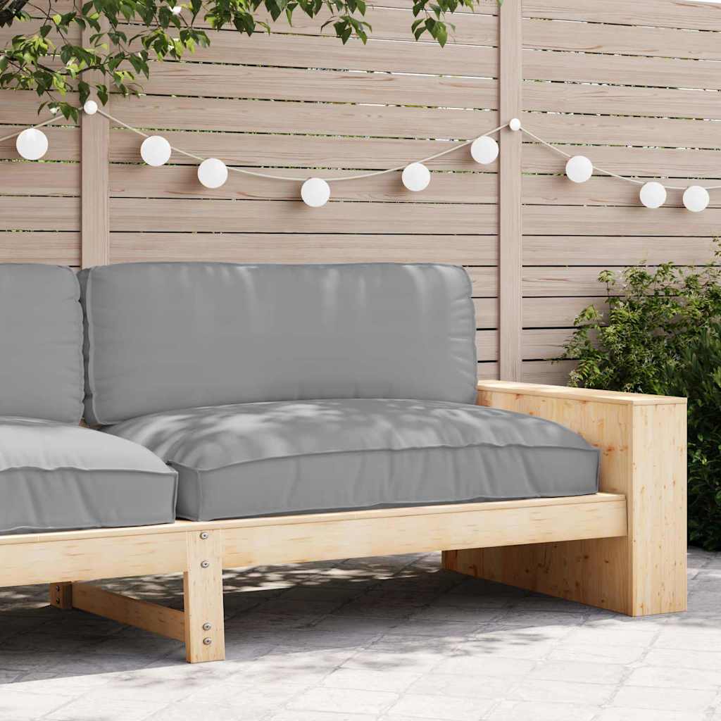 Cushion Grey 120 x 80 x 12 cm Oxford fabric