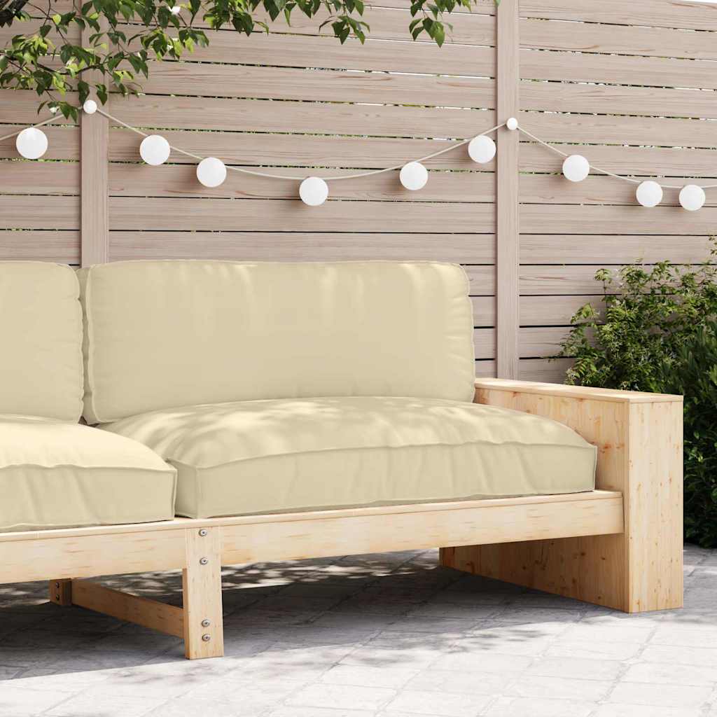 Coussin beige 120 x 80 x 12 cm Tissu Oxford