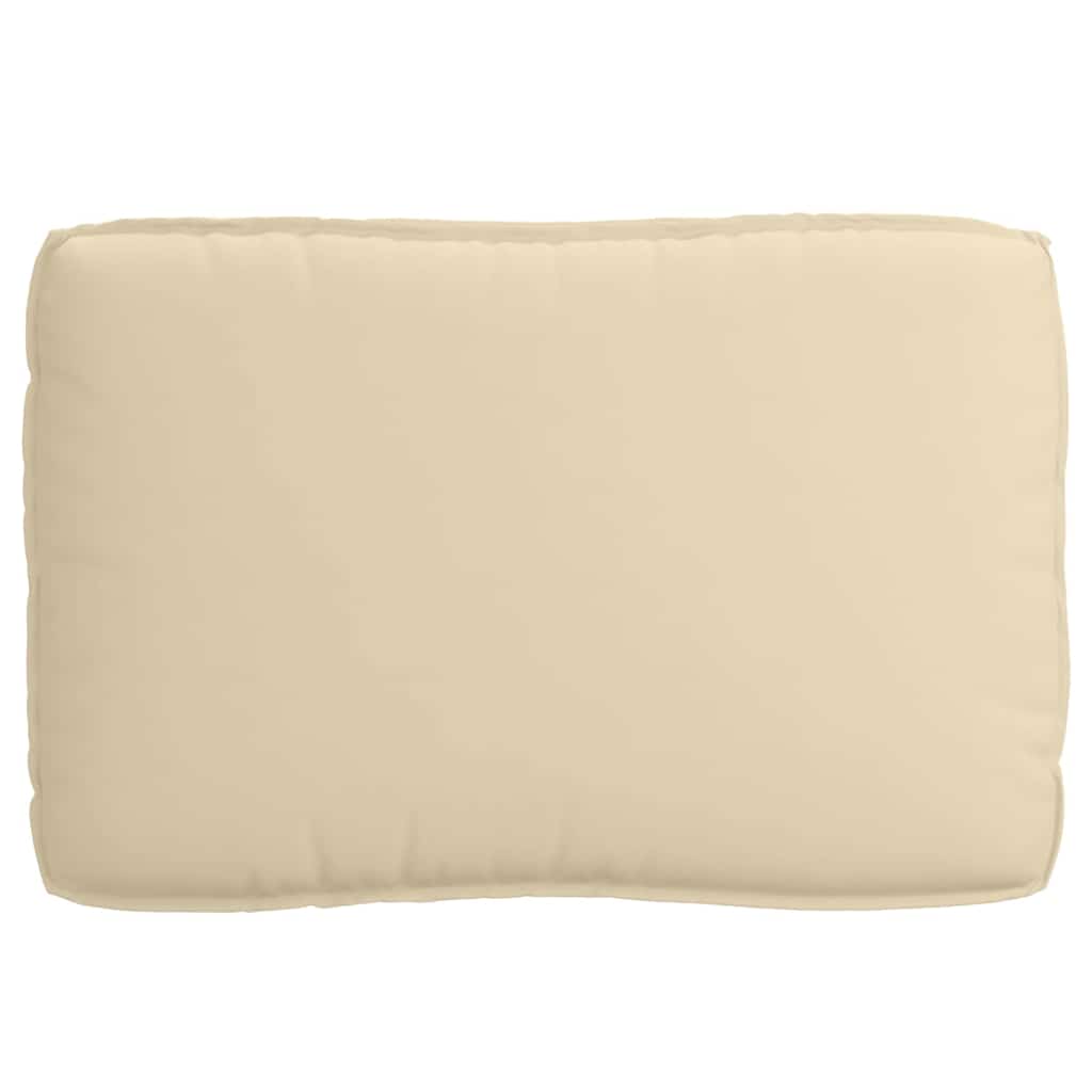 Coussin beige 120 x 80 x 12 cm Tissu Oxford