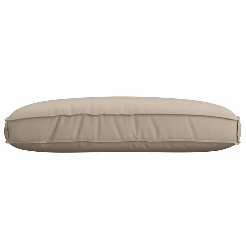 Cushion Taupe 120 x 80 x 12 cm Oxford fabric
