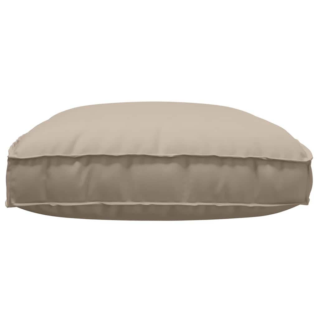 Cushion Taupe 120 x 80 x 12 cm Oxford fabric